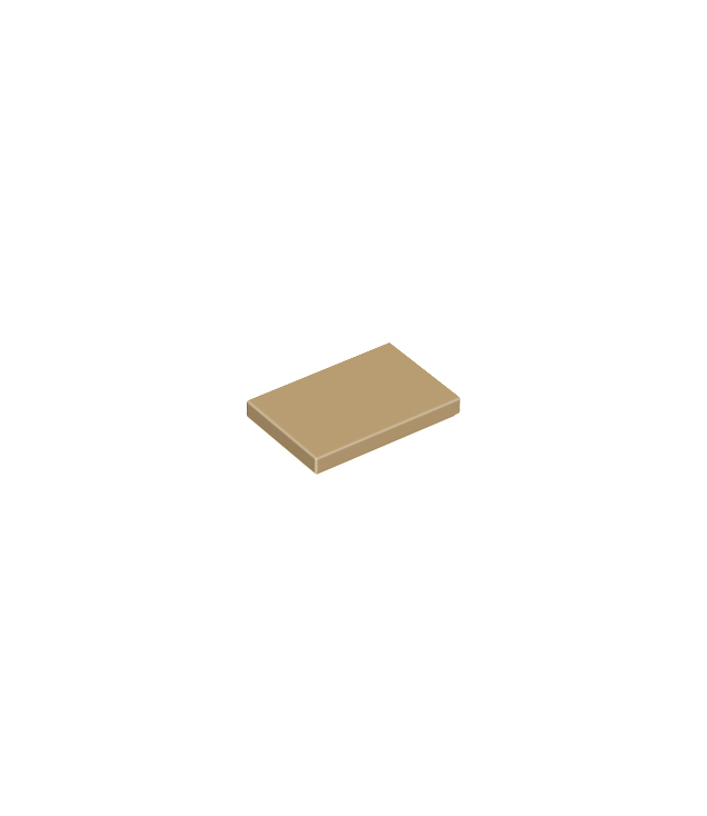 LEGO - Tegel 2 x 3 - Dark Tan | N