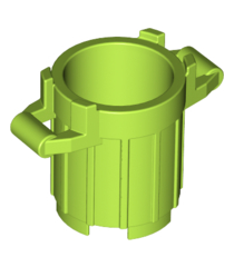 LEGO - Container, vuilnisbak met 4 dekselhouders - Lime | N - Thumbnail