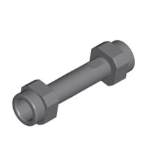 LEGO - Minifiguur-wapen greephouder glad verlengd - Dark Bluish Gray | N - Thumbnail