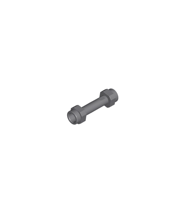 LEGO - Minifiguur-wapen greephouder glad verlengd - Dark Bluish Gray | N