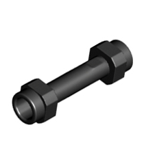 LEGO - Minifiguur-wapen greephouder glad verlengd - Black | N - Thumbnail
