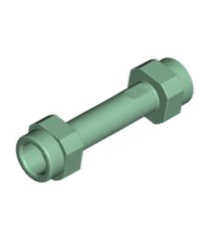 LEGO - Minifiguur-wapen greephouder glad verlengd - Sand Green | N - Thumbnail