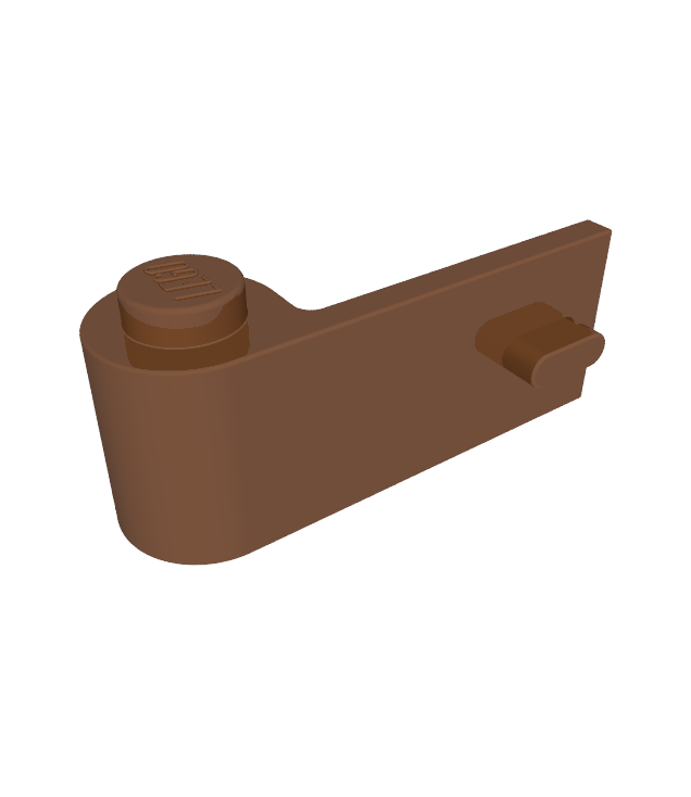 LEGO - Deur 1 x 3 x 1 links - Reddish Brown | N