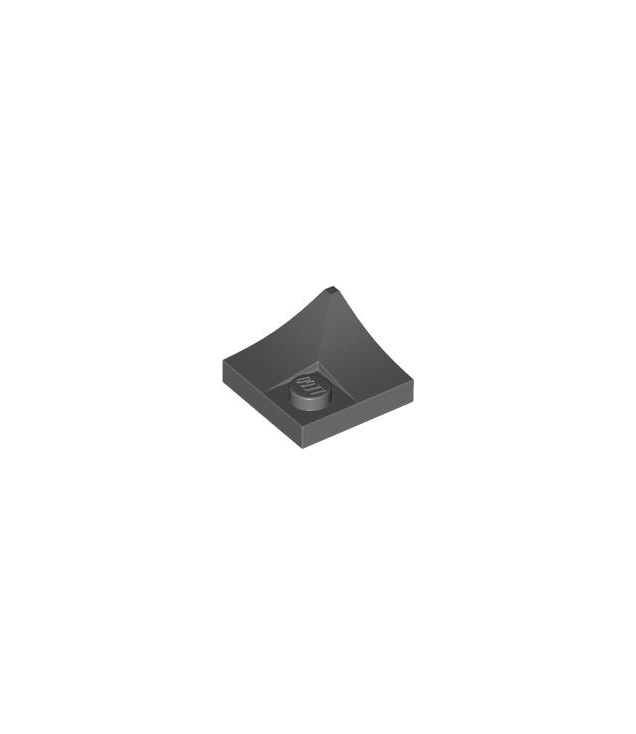 LEGO - Boog 2 x 2 omgekeerde hoek met verzonken nop - Dark Bluish Gray | N