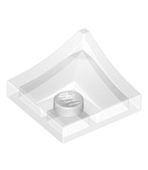 LEGO - Boog 2 x 2 omgekeerde hoek met verzonken nop - Trans-Clear | N - Thumbnail