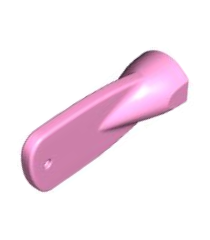 LEGO - Minifiguur-accessoire, roeispaanblad - Bright Pink | N - Thumbnail