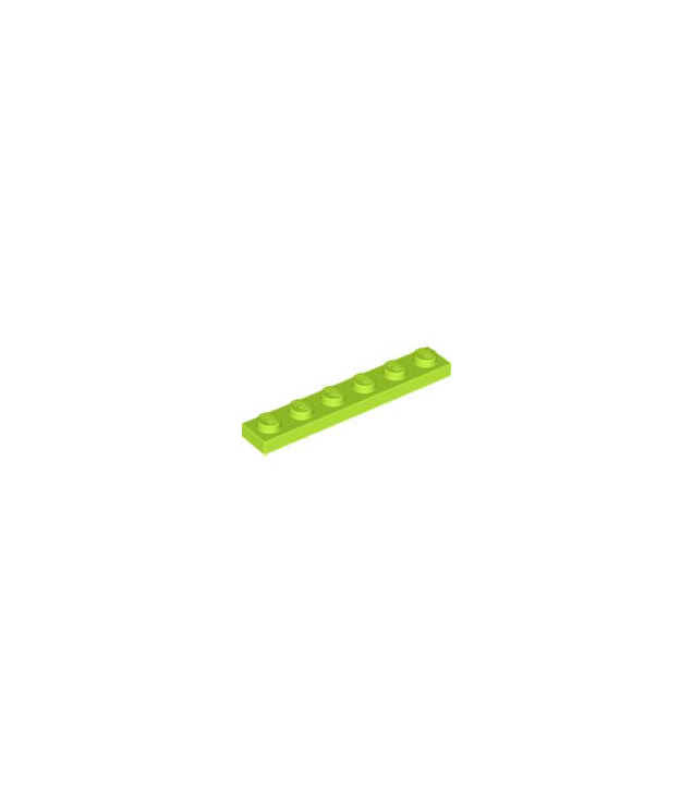 LEGO - Plaat 1 x 6 - Lime | N