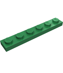LEGO - Plaat 1 x 6 - Green | N - Thumbnail