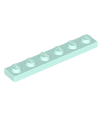 LEGO - Plaat 1 x 6 - Light Aqua | N - Thumbnail