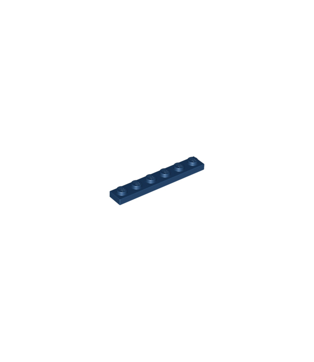 LEGO - Plaat 1 x 6 - Dark Blue | N