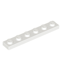 LEGO - Plaat 1 x 6 - White | N - Thumbnail
