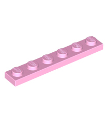 LEGO - Plaat 1 x 6 - Bright Pink | N - Thumbnail