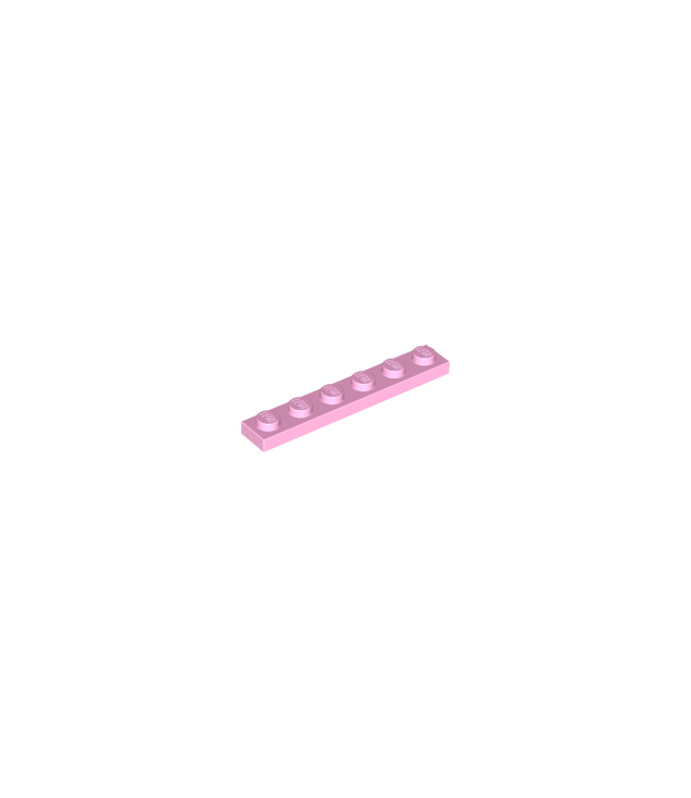 LEGO - Plaat 1 x 6 - Bright Pink | N