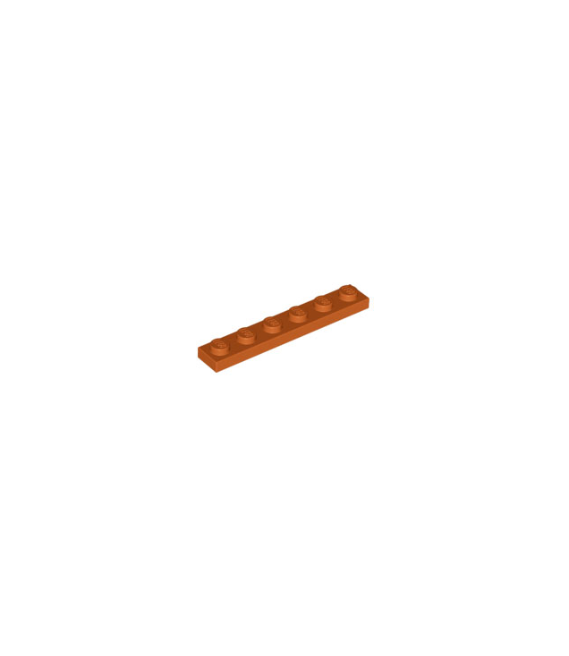 LEGO - Plaat 1 x 6 - Dark Orange | N
