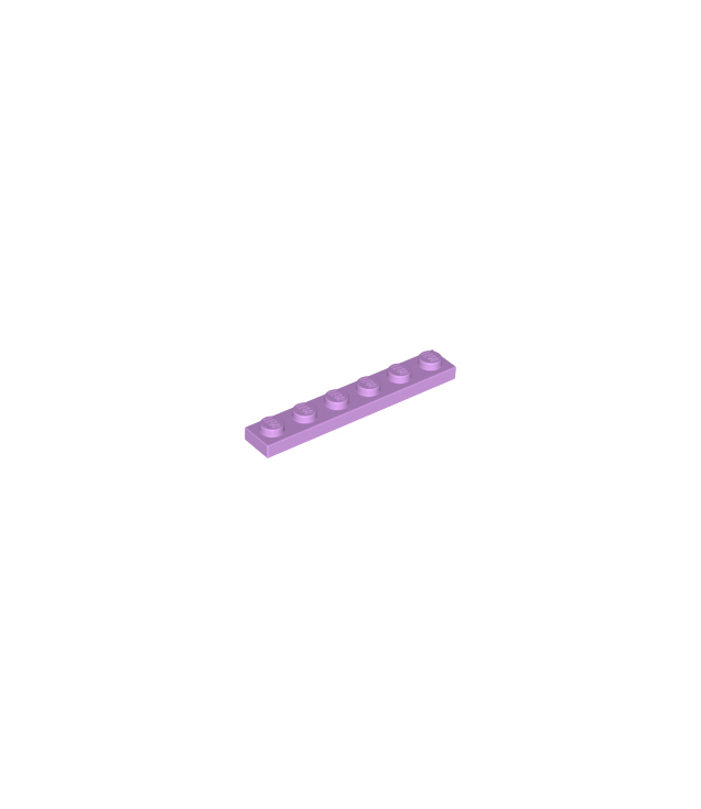LEGO - Plaat 1 x 6 - Medium Lavender | N