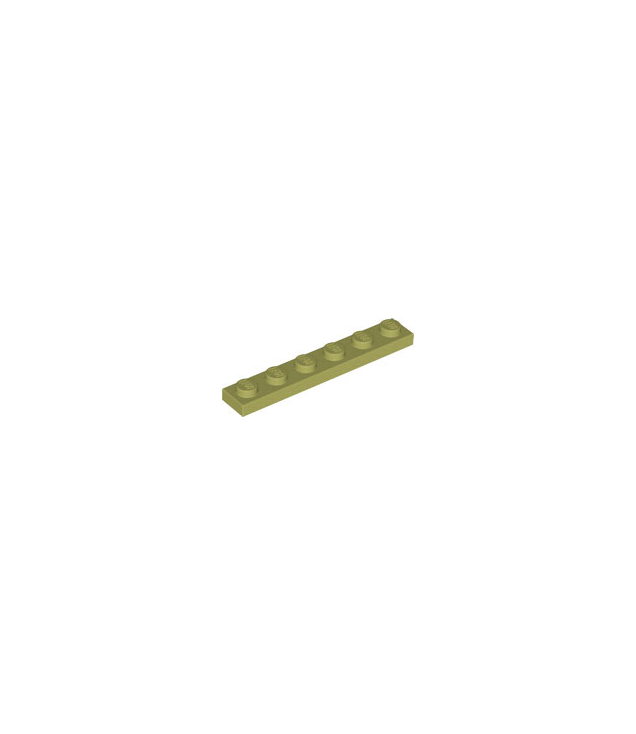 LEGO - Plaat 1 x 6 - Olive Green | N