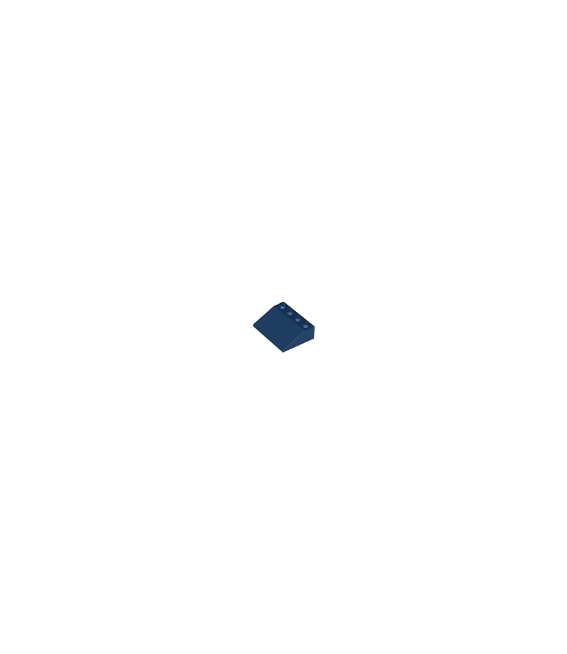 LEGO - Helling 33 graden graden 3 x 4 - Dark Blue | N