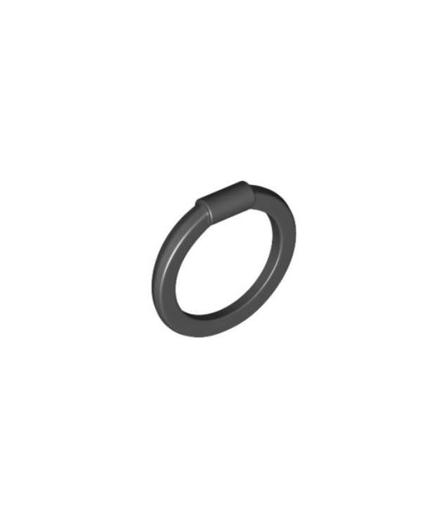 LEGO - Minifiguur-wapen ringmes / chakram - Black | N
