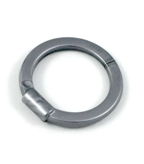 LEGO - Minifiguur-wapen ringmes / chakram - Flat Silver | N - Thumbnail