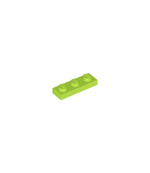 LEGO - Plaat 1 x 3 - Lime | N
