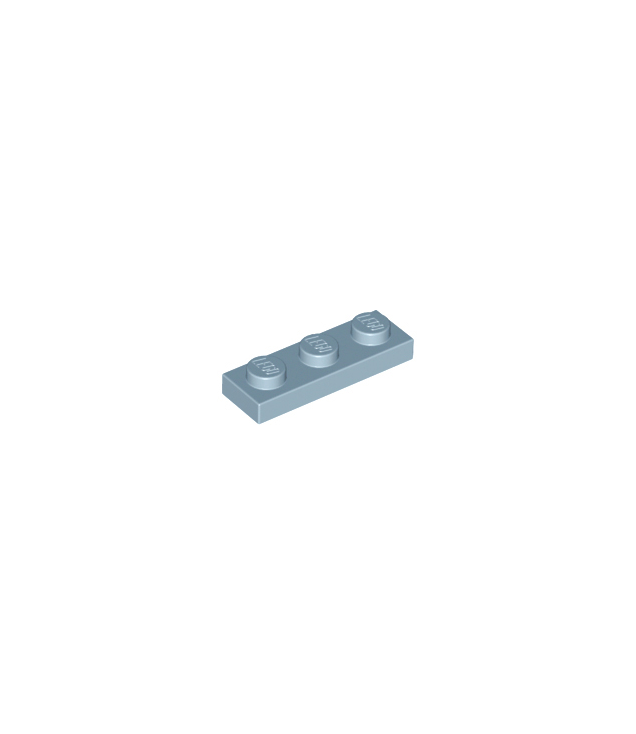 LEGO - Plaat 1 x 3 - Sand Blue | N