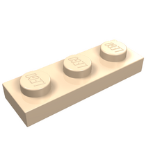 LEGO - Plaat 1 x 3 - Light Nougat | N - Thumbnail