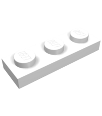 LEGO - Plaat 1 x 3 - White | N - Thumbnail