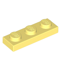 LEGO - Plaat 1 x 3 - Bright Light Yellow | N - Thumbnail