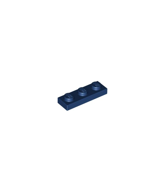 LEGO - Plaat 1 x 3 - Dark Blue | N