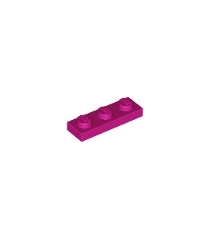 LEGO - Plaat 1 x 3 - Magenta | N - Thumbnail