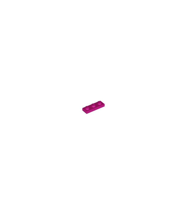 LEGO - Plaat 1 x 3 - Magenta | N