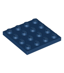 LEGO - Plaat 4 x 4 - Dark Blue | N - Thumbnail