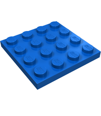 LEGO - Plaat 4 x 4 - Blue | N - Thumbnail
