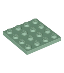 LEGO - Plaat 4 x 4 - Sand Green | N - Thumbnail