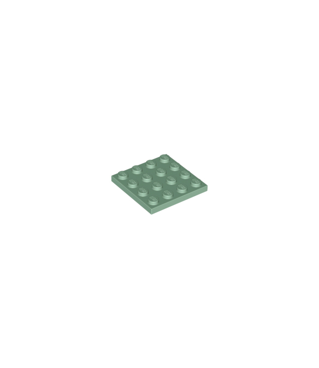 LEGO - Plaat 4 x 4 - Sand Green | N
