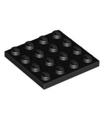 LEGO - Plaat 4 x 4 - Black | N - Thumbnail