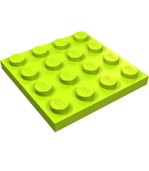 LEGO - Plaat 4 x 4 - Lime | N - Thumbnail