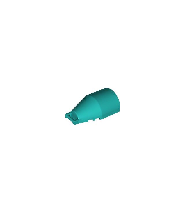 LEGO - Ruit 6 x 4 x 2 rond met staaf-handgreep - Dark Turquoise | N